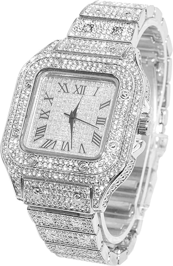 Iced Out Watches Roman Numeral - GLACIFY