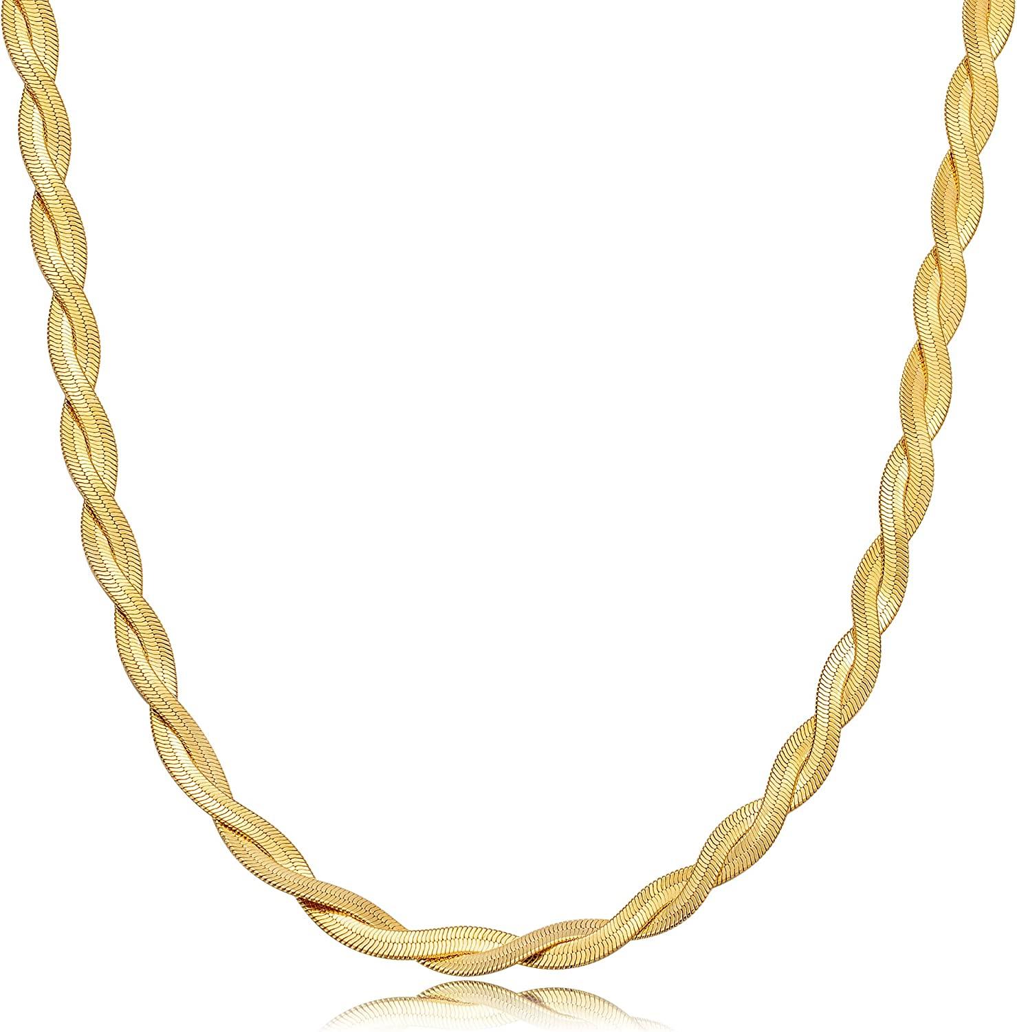 Plated Snake Chain Necklace - GLACIFY